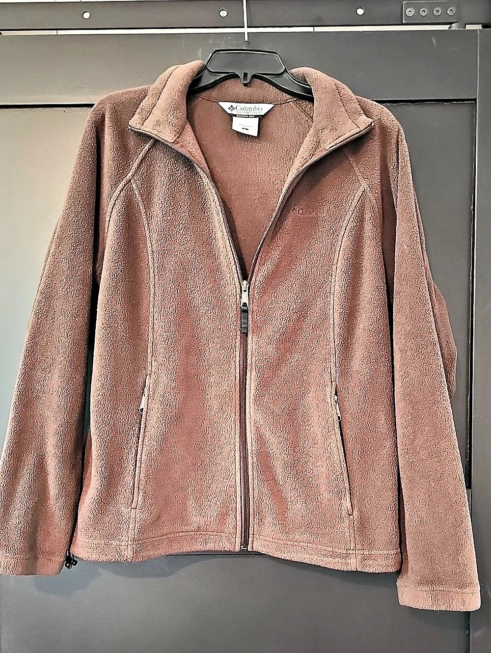Columbia Benton Springs Full-Zip Fleece Jacket Brown Medium